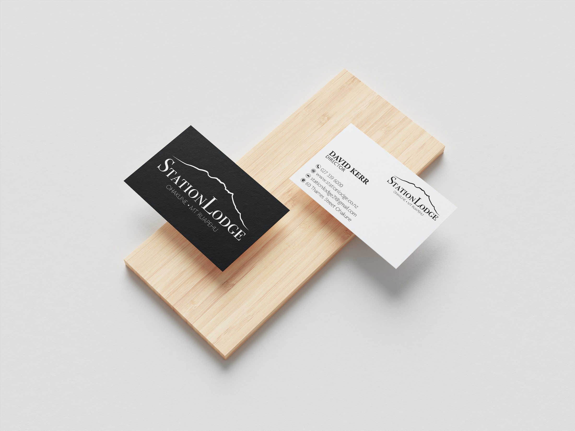 Station Lodge Business Cards